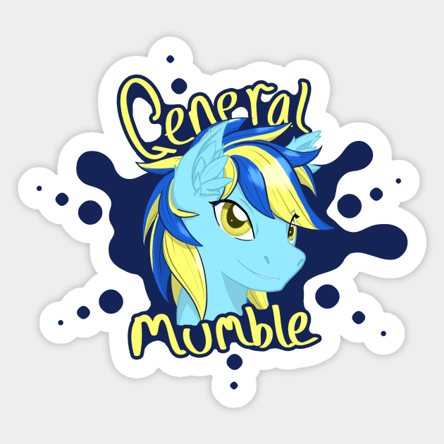 Mumble splat Sticker by MumbleEtc